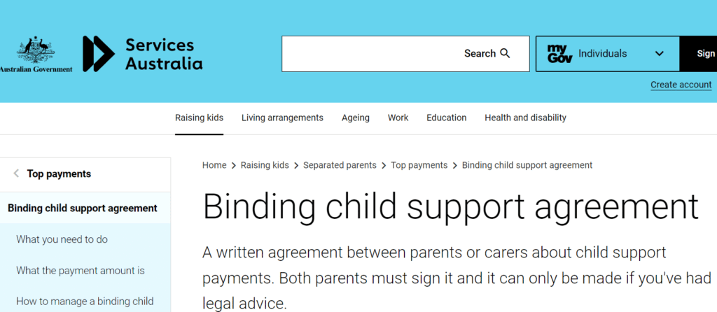binding_child_support_agreement