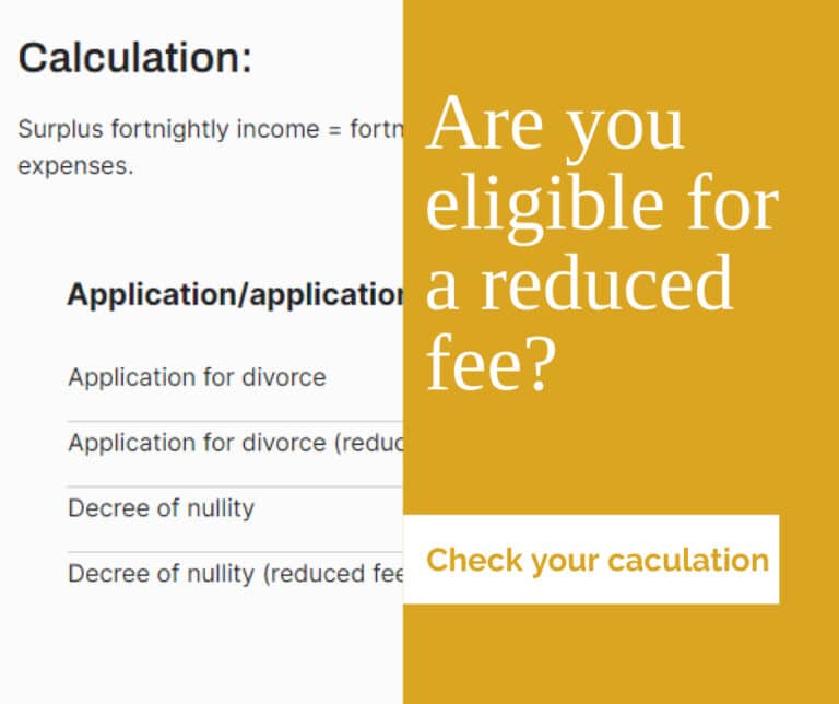 fee calculation for reduce expenses