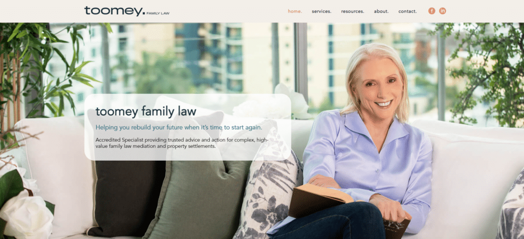 Toomey family law homepage