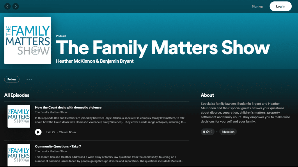 The Family Law Matters Show