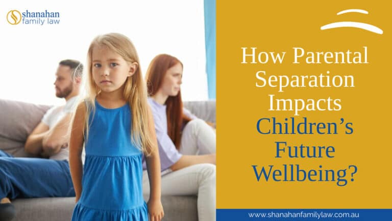 How Parental Separation Impacts Children’s Future Wellbeing?