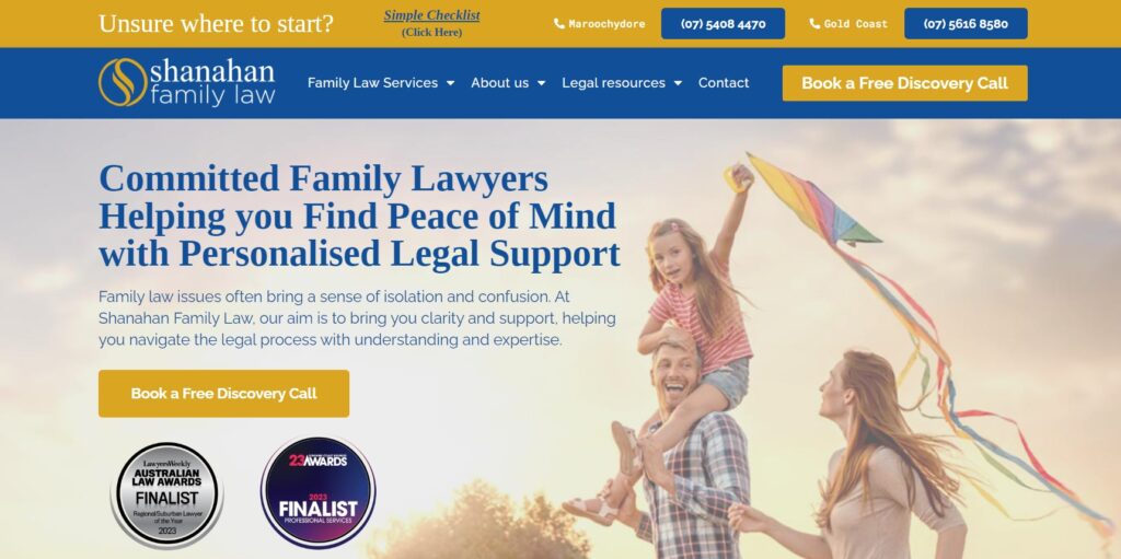 Shanahan Family law website