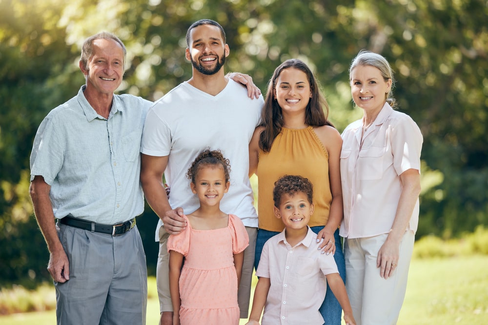 family going through a family law matter