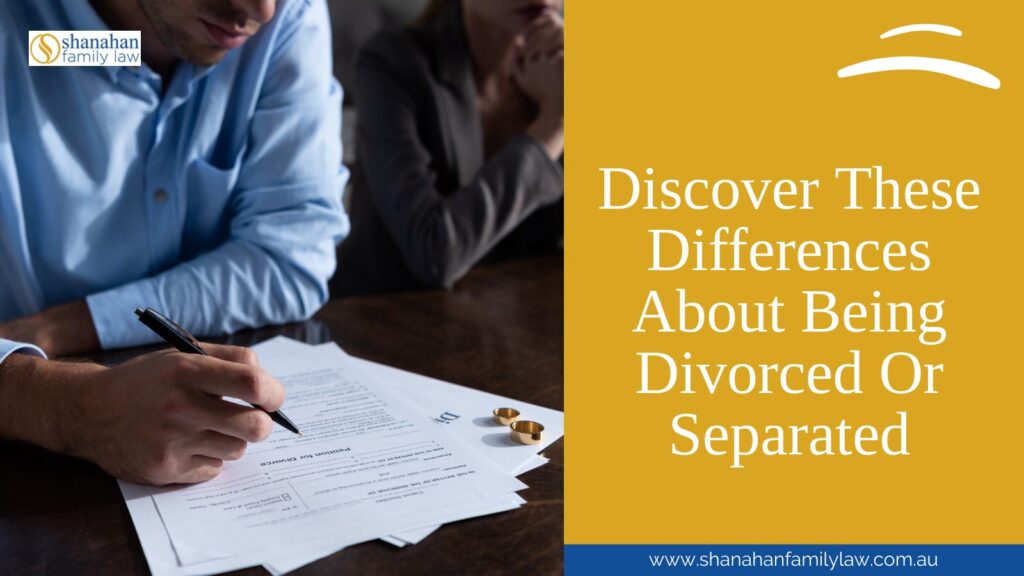 legally separated vs divorced