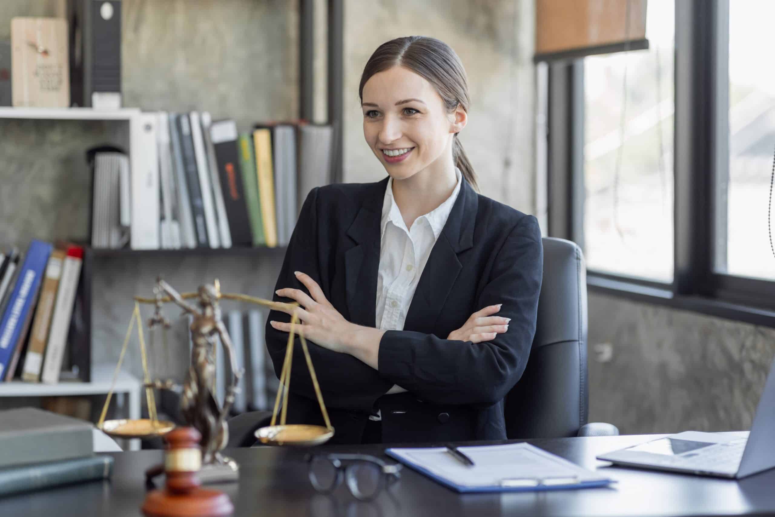 sunshine coast family lawyer in suit at workplace with laptop family law services